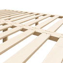Oikiture Bed Frame Double Size Wooden Bed Base