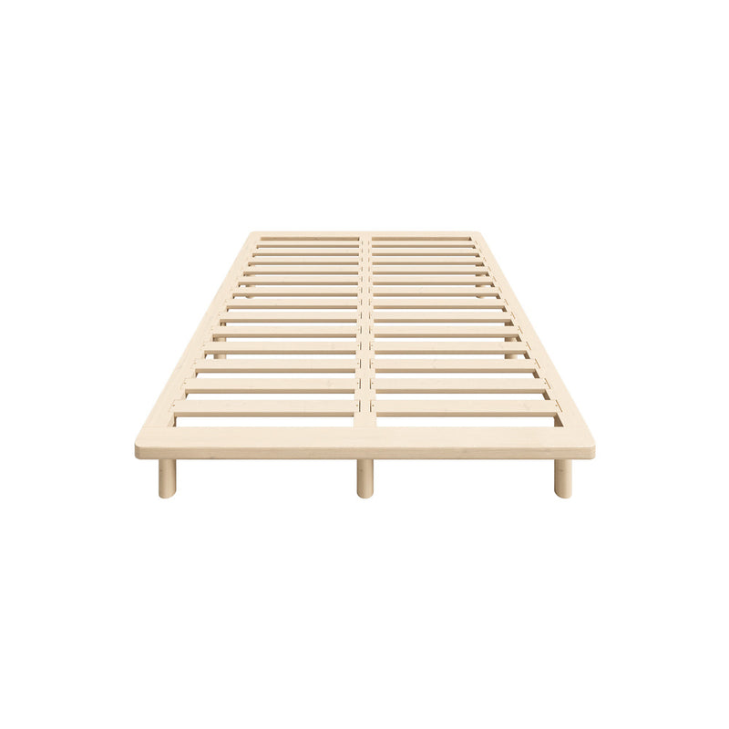 Oikiture Bed Frame King Single Wooden Bed Base