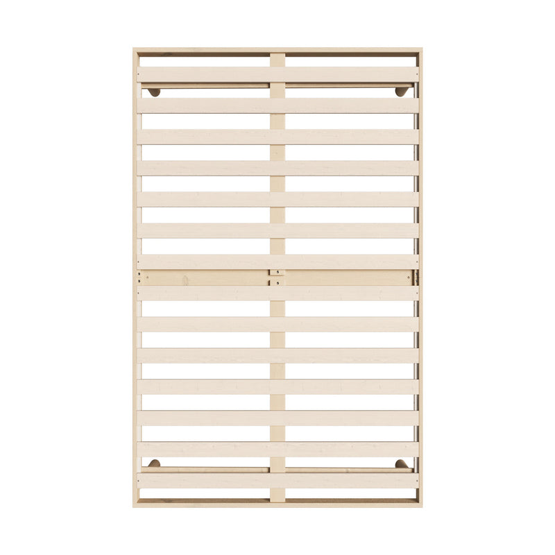 Oikiture Bed Frame King Single Bed Base Solid Wood Slats