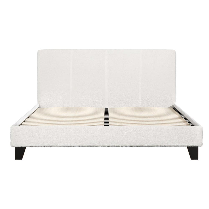 Artiss Bed Frame Double Size Boucle NEO