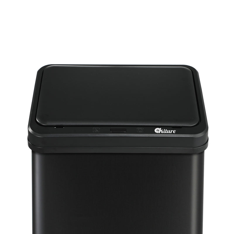 Oikiture Motion Sensor Bin 40L Automatic Black