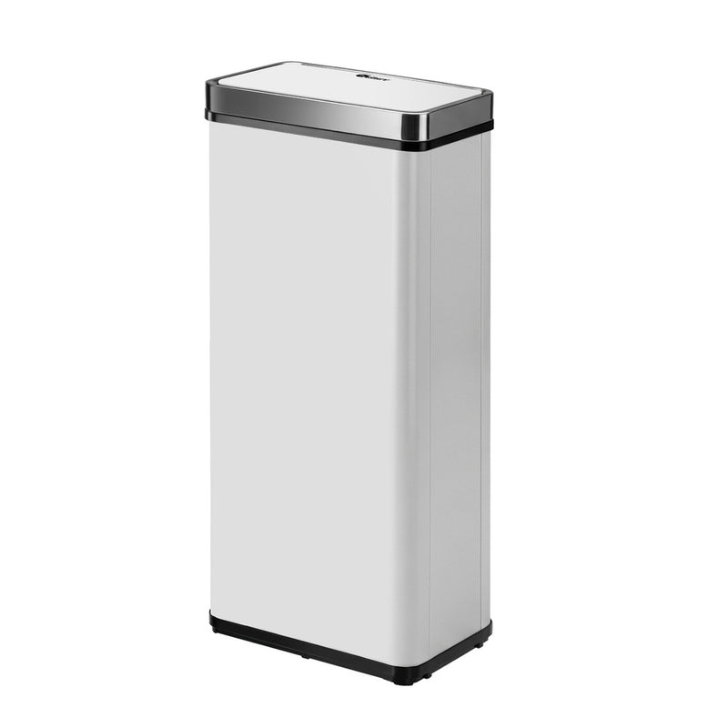 Oikiture 75L Motion Sensor Bin Automatic Rubbish Bin Kitchen White