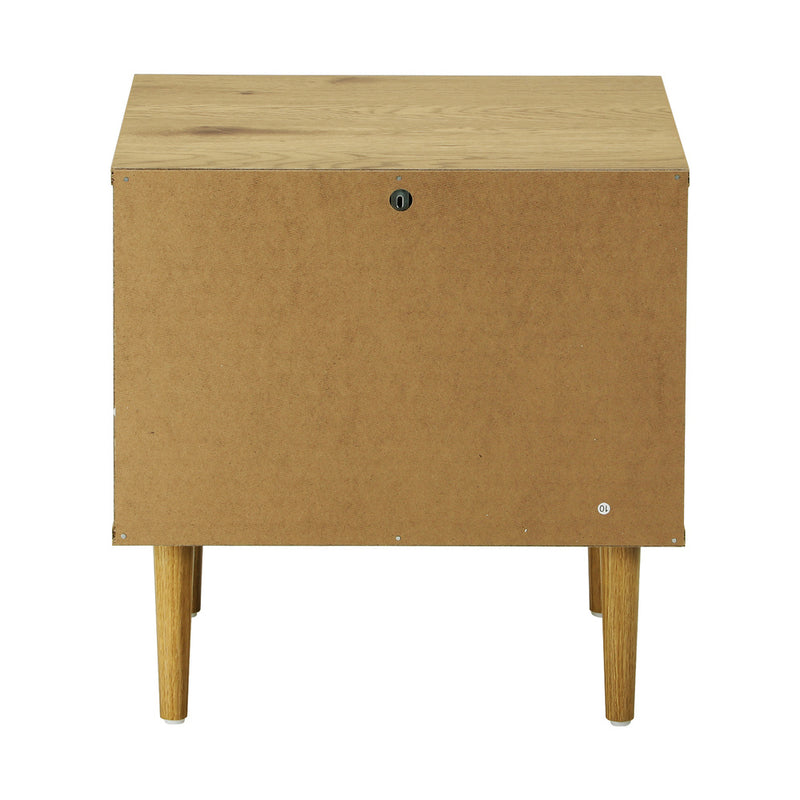 Oikiture Bedside Tables Set of 2 Side Table