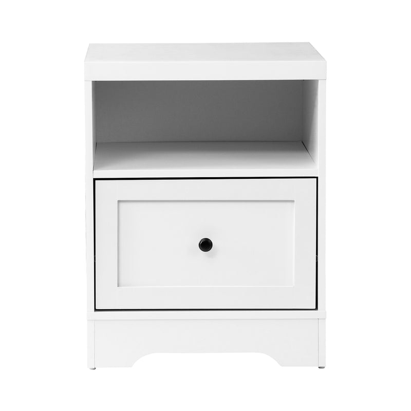 Oikiture Bedside Tables Hamptons Furniture White