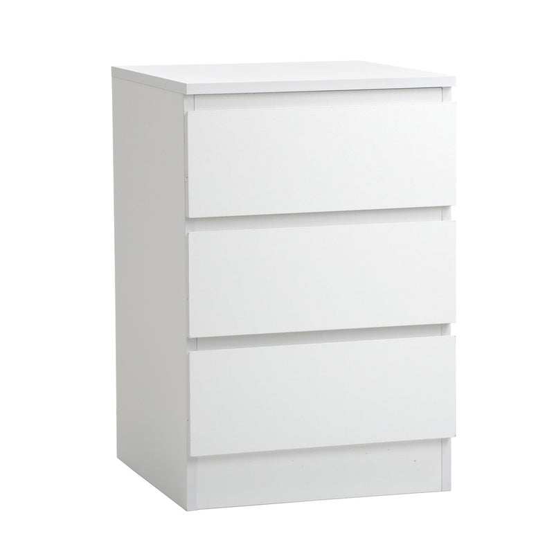 Oikiture Bedside Tables Set of 2 Side Table Nightstand White
