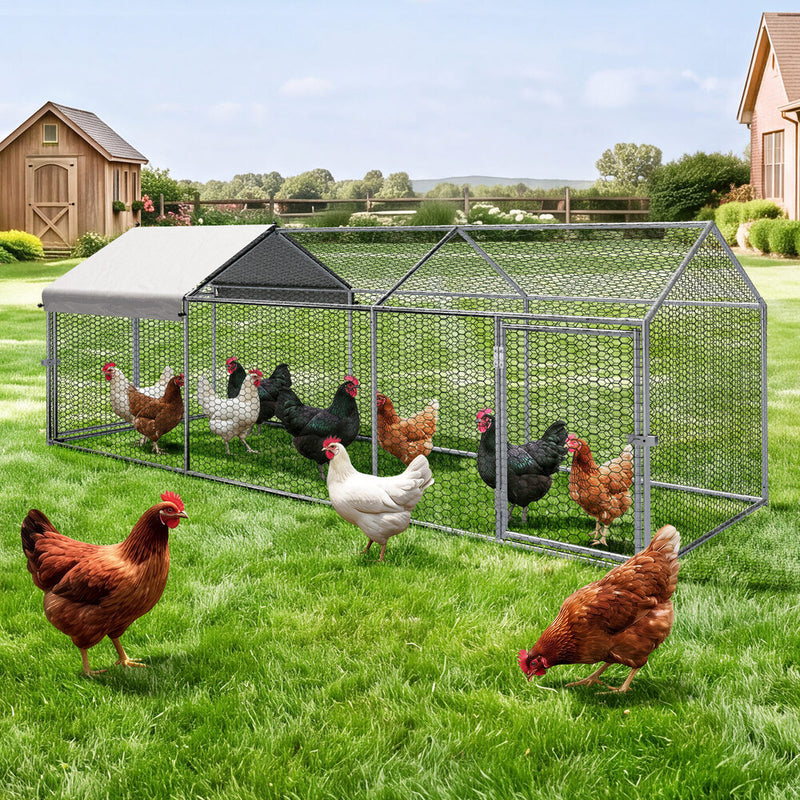 Alopet 3x1x1M Chicken Coop with Cover Poultry Cage Pet Hutch