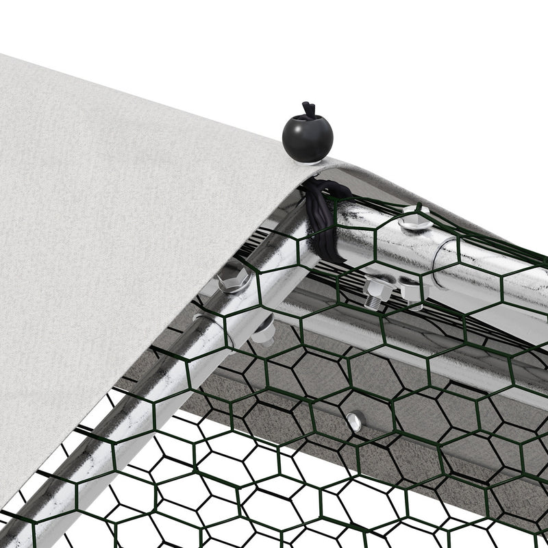 Alopet 3x1x1M Chicken Coop with Cover Poultry Cage Pet Hutch