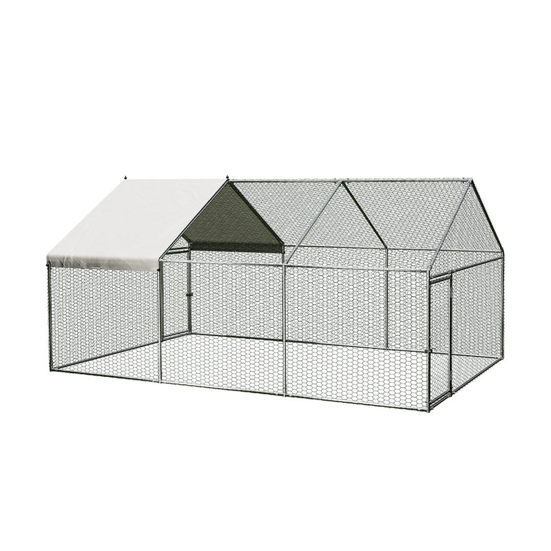 Alopet 3x2x1.5M Chicken Coop with Cover Poultry Cage Pet Hutch
