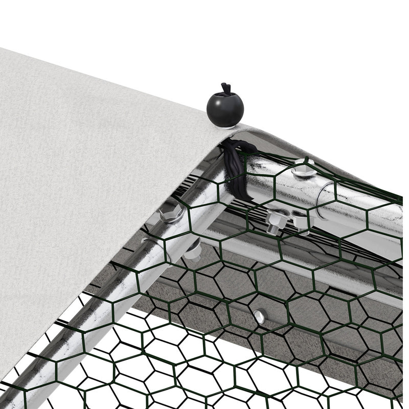 Alopet 3x2x1.5M Chicken Coop with Cover Poultry Cage Pet Hutch