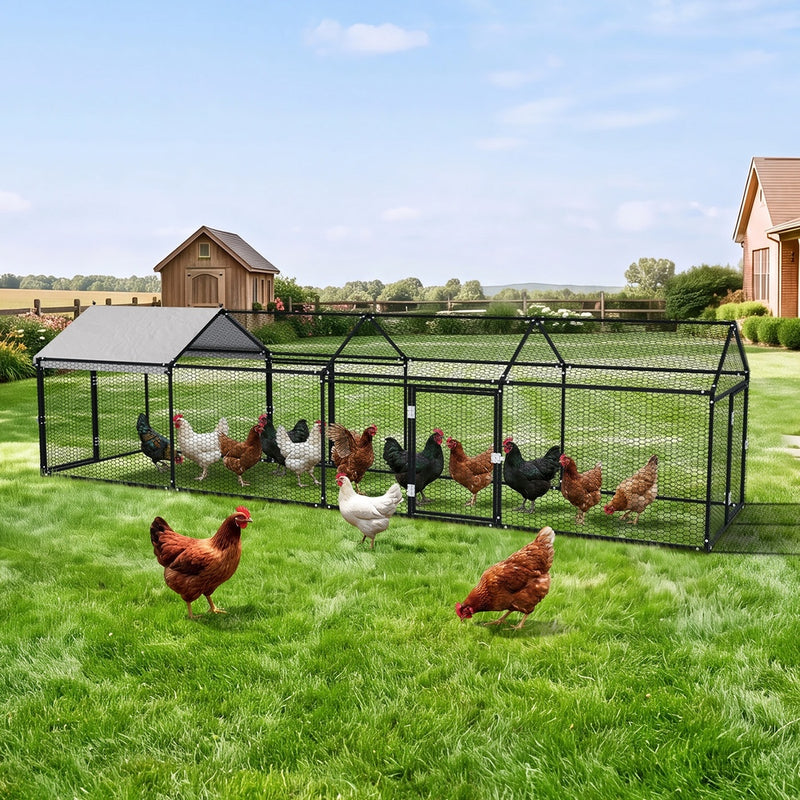 Alopet 4x1x1M Chicken Coop with Cover Poultry Cage Pet Hutch