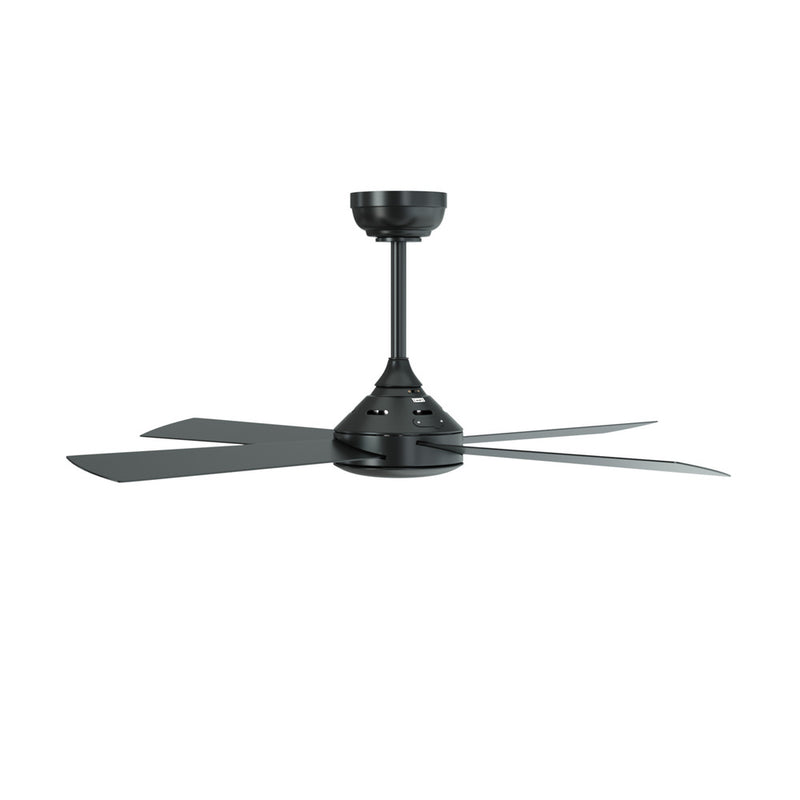 Vevare 52'' Ceiling Fan AC Remote Control Timer 4 Blades Black