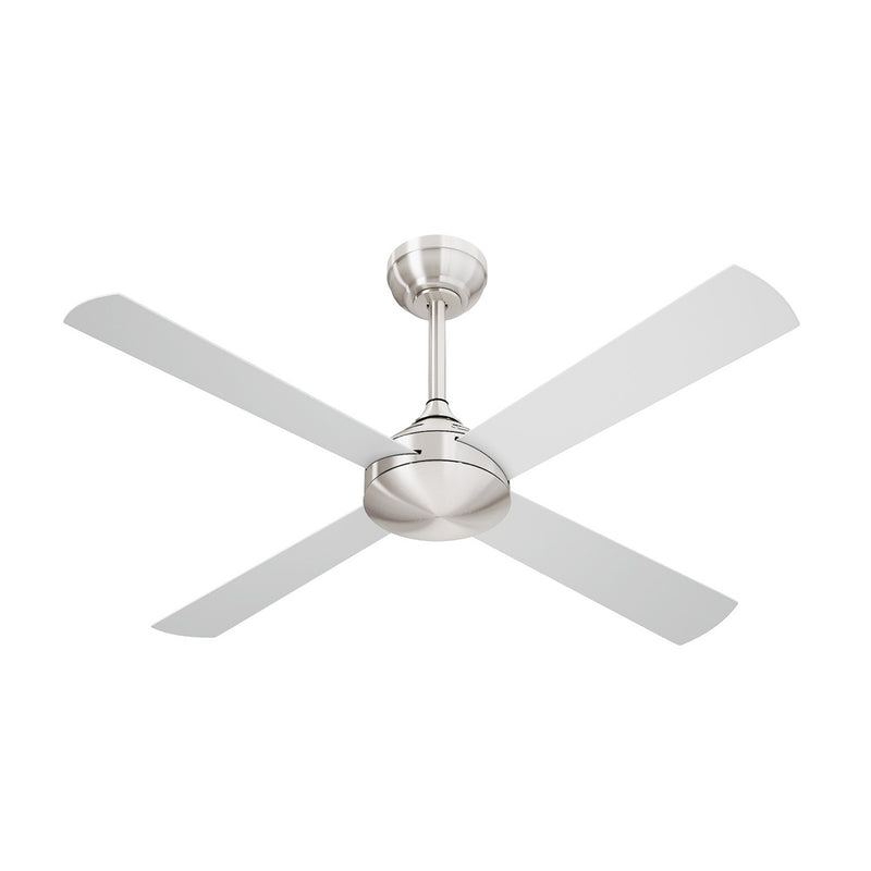 Vevare 52'' Ceiling Fan AC Remote Control Timer 4 Blades Silver