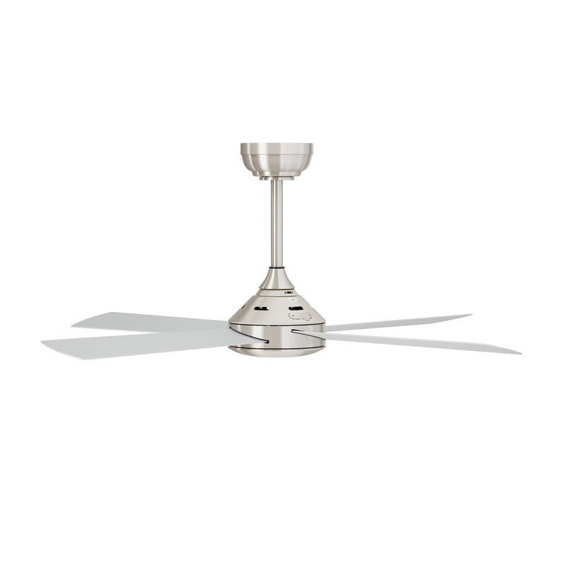 Vevare 52'' Ceiling Fan AC Remote Control Timer 4 Blades Silver