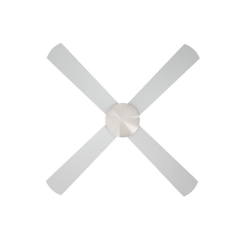 Vevare 52'' Ceiling Fan AC Remote Control Timer 4 Blades Silver