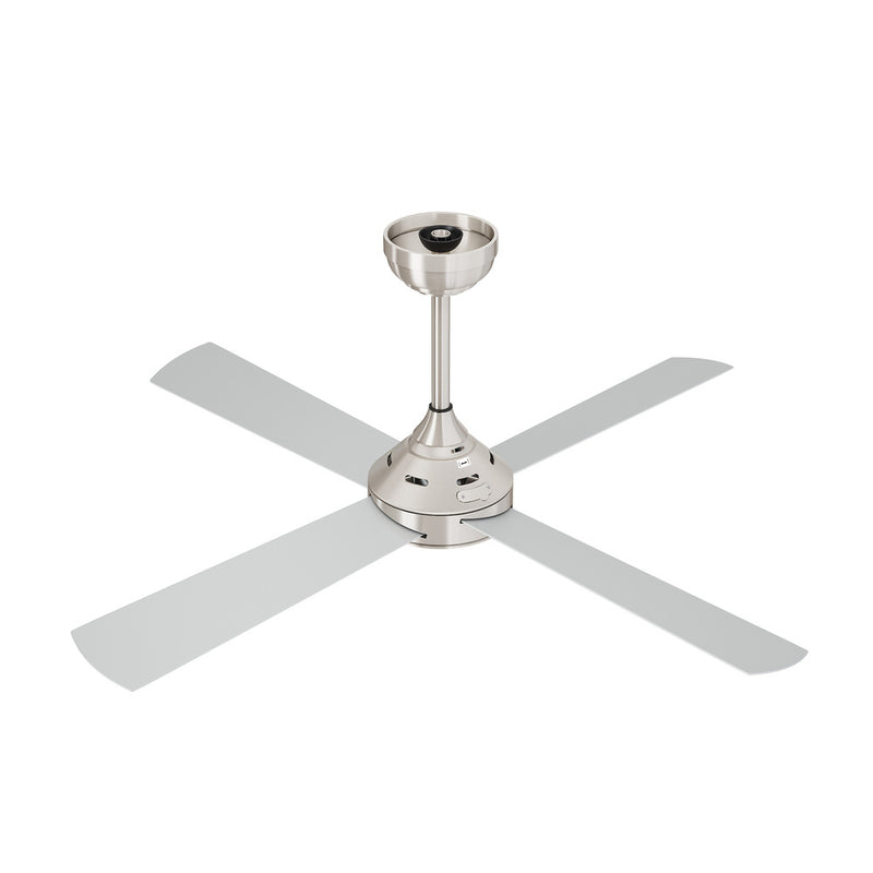 Vevare 52'' Ceiling Fan AC Remote Control Timer 4 Blades Silver