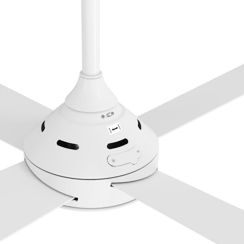 Vevare 52'' Ceiling Fan AC Remote Control Timer 4 Blades White
