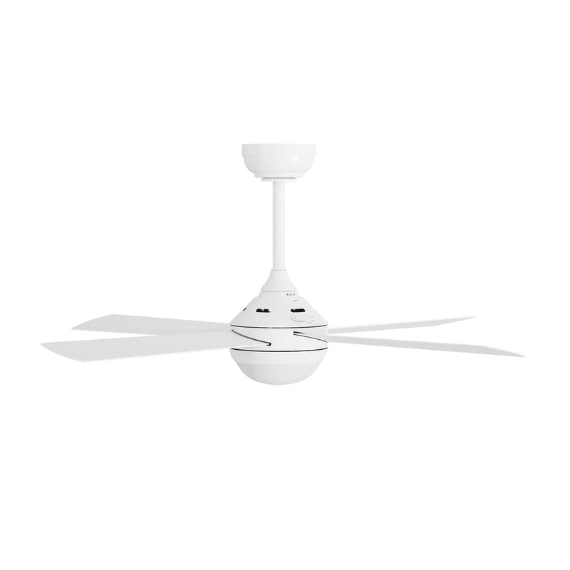 Vevare 52'' AC Ceiling Fan with Light Remote Control 4 Blades White