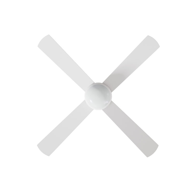 Vevare 52'' AC Ceiling Fan with Light Remote Control 4 Blades White