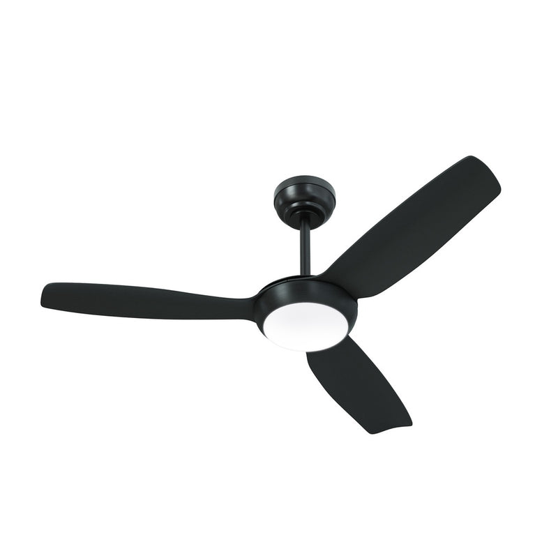 Vevare 52" Ceiling Fan with Light DC Remote Control 5 Speed Black