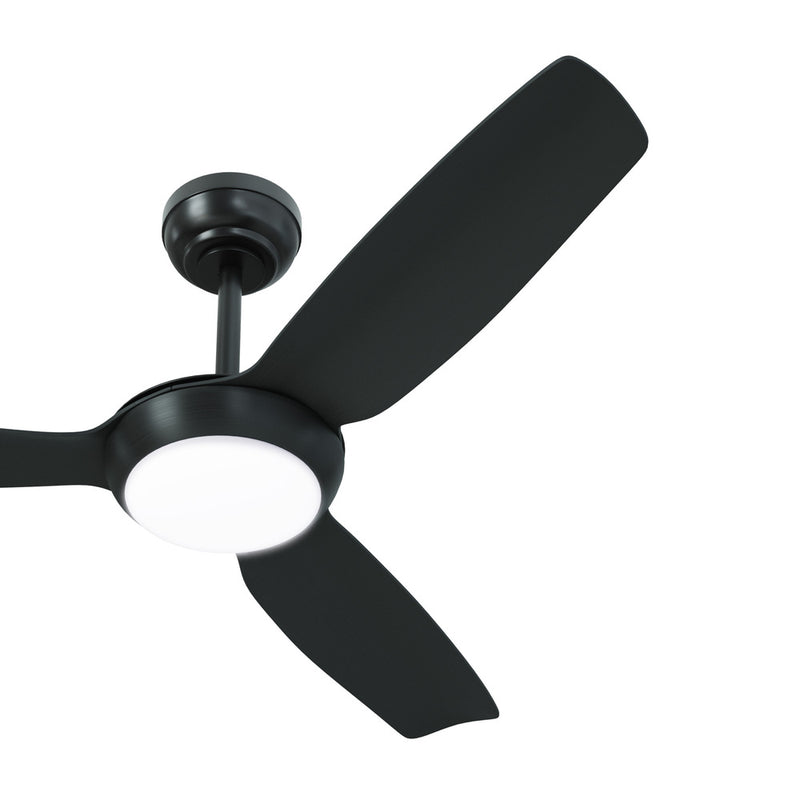 Vevare 52" Ceiling Fan with Light DC Remote Control 5 Speed Black