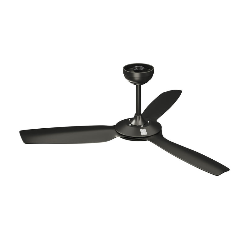Vevare 52'' Ceiling Fan DC 3 ABS Blades Remote Control Timer Black