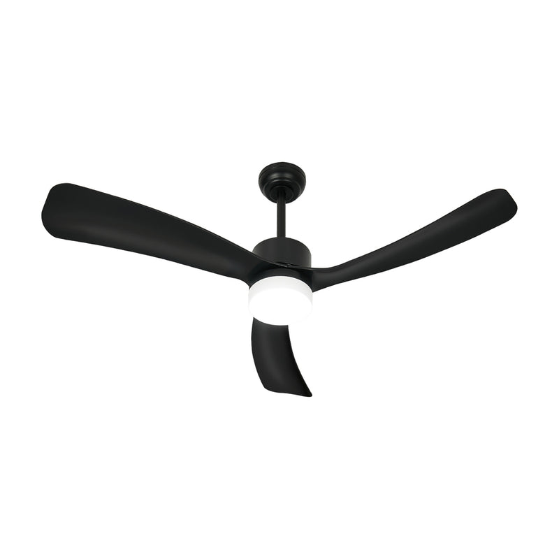 Vevare 52" Ceiling Fan LED Light 5 Speed Fans Remote Control Black