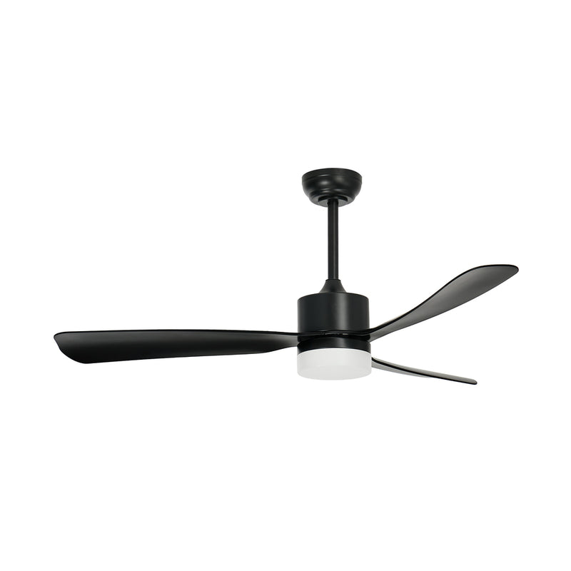 Vevare 52" Ceiling Fan LED Light 5 Speed Fans Remote Control Black