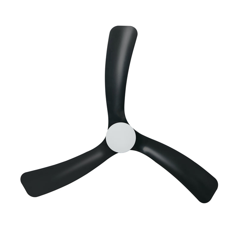 Vevare 52" Ceiling Fan LED Light 5 Speed Fans Remote Control Black