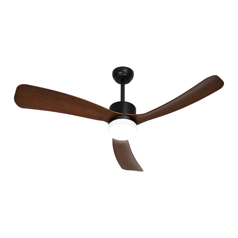 Vevare 52" Ceiling Fan LED Light 5 Speed Fans Remote Control Walnut