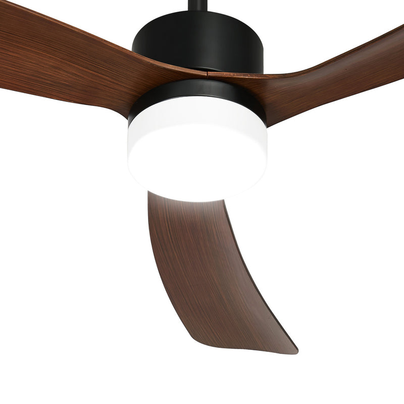 Vevare 52" Ceiling Fan LED Light 5 Speed Fans Remote Control Walnut