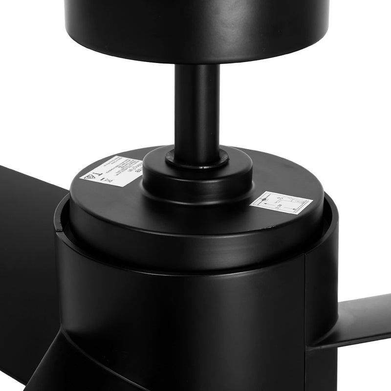 Vevare 52" Ceiling Fan With Light DC Motor Remote Control Black