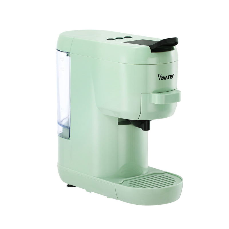 Vevare Capsule Coffee Machine 19 Bars 3-in-1 Nespresso Cafe Maker Mint