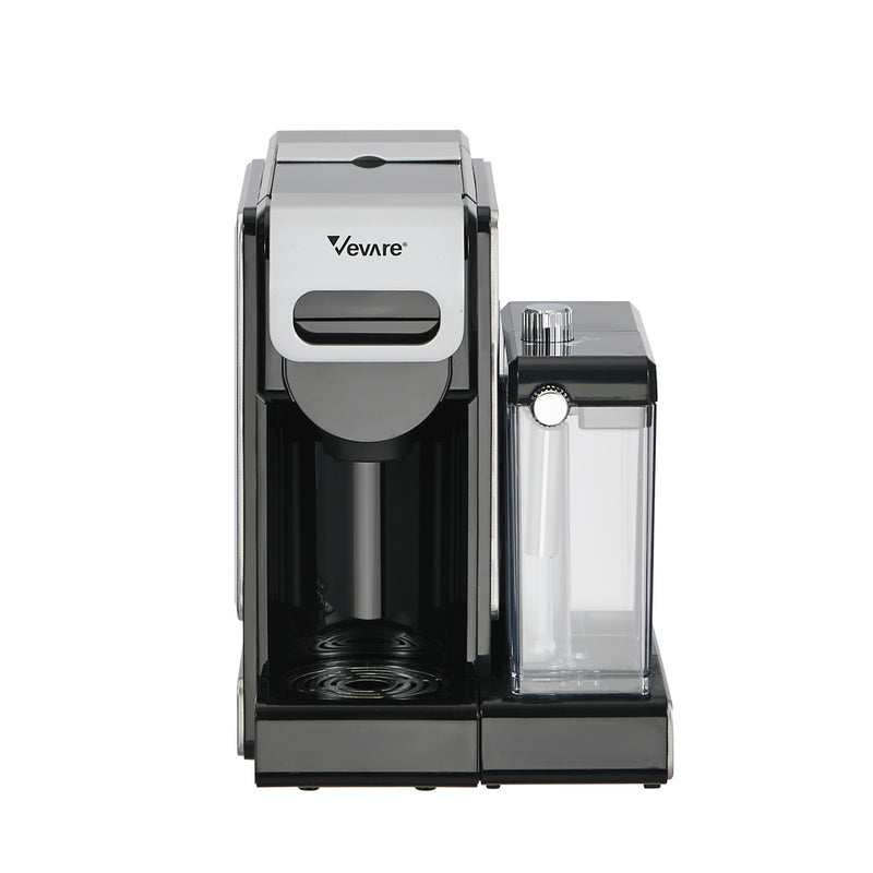 Vevare 5in1 Capsule Coffee Machine Milk Frother Nespresso Pod Maker