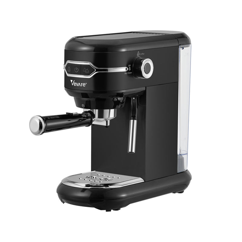 Vevare Coffee Machine Latter Cappuccino Maker Milk Frother Black