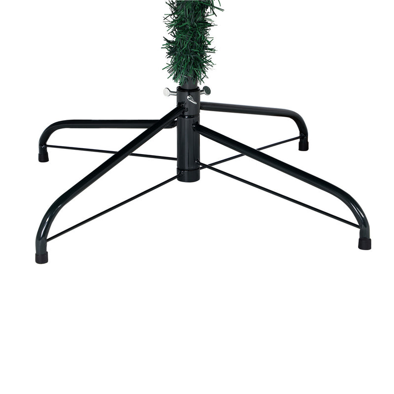 Mazam Christmas Tree 2.1M 7FT Xmas Decorations Green w/ LED Light and Pine Cones
