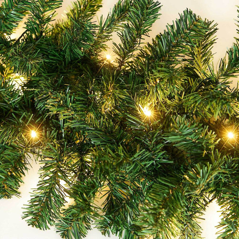 Tinseltown 10M LED Pre Lit Christmas Garland Decor Green