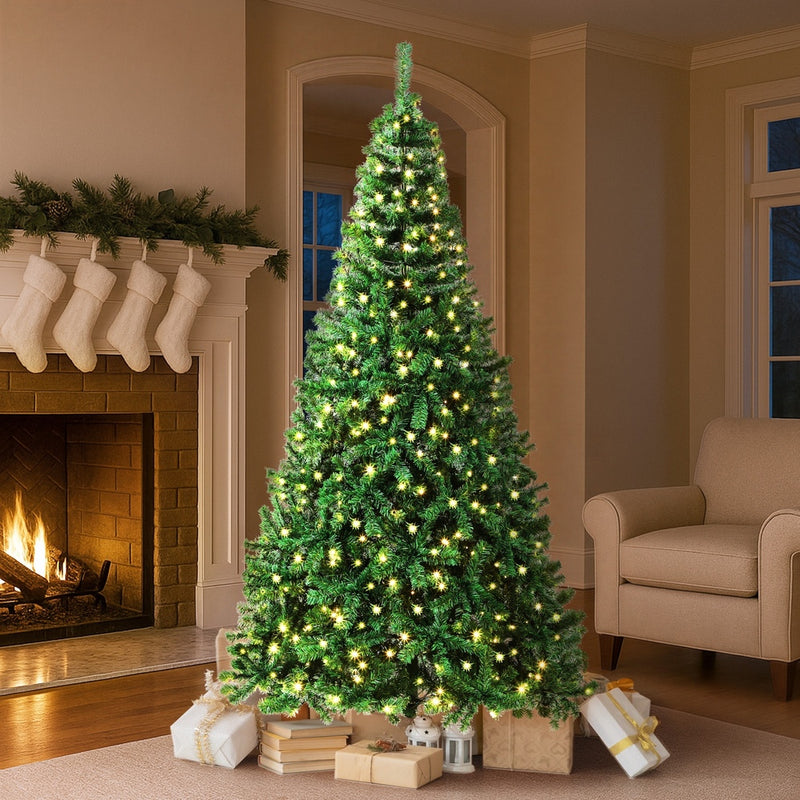 Mazam LED Christmas Tree 2.1M 7FT Green 1050 Tips
