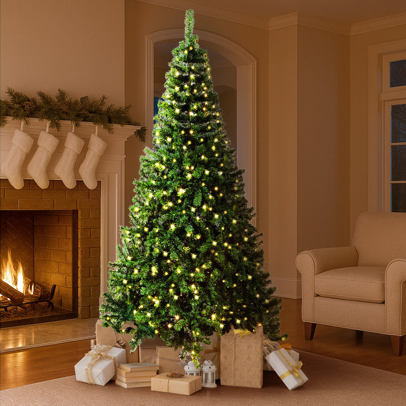 Tinseltown LED Christmas Tree 2.4M 8FT Green 1450 Tips