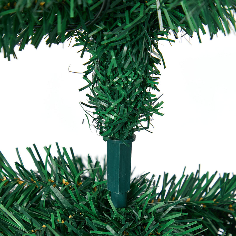 Tinseltown Slim LED Christmas Tree 6FT 1.8M Warm Lights Green 300 Tips