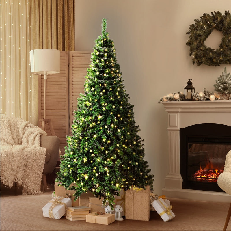 Mazam Christmas Tree 1.8M 6FT Green with LED lights