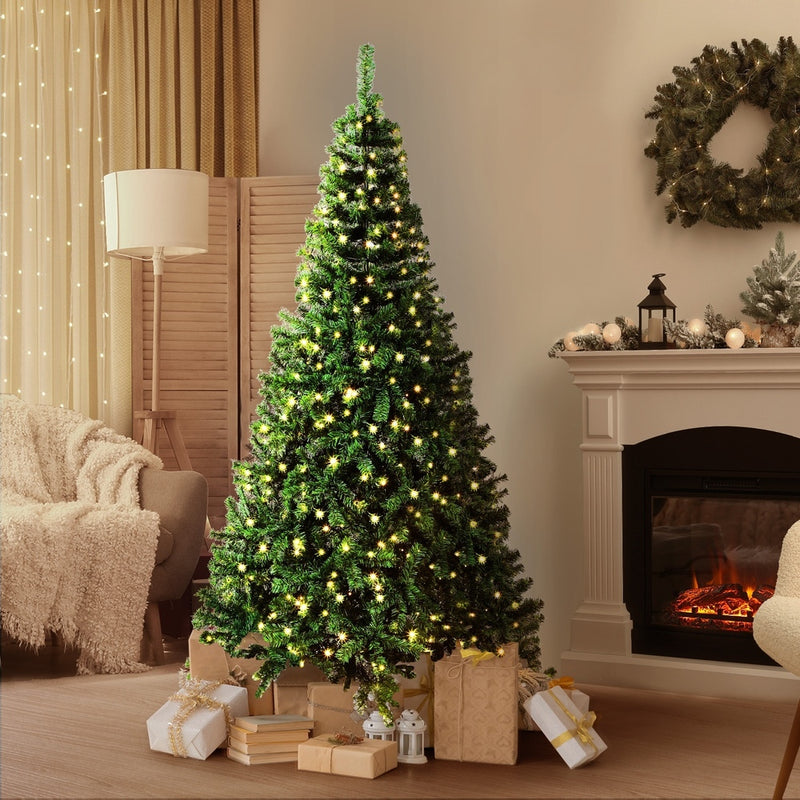 Mazam Christmas Tree 2.1M 7FT Green with LED lights