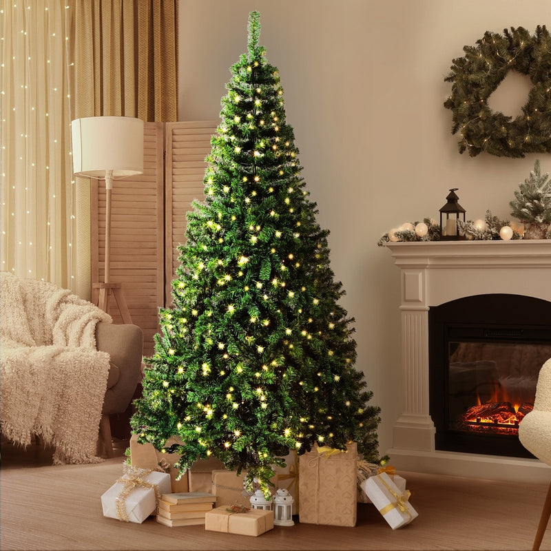 Christmas Tree 2.4M 8FT Green with LED lights