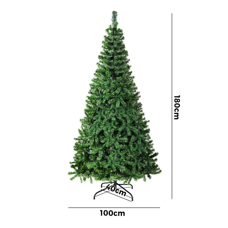 Mazam Christmas Tree 1.8M 6FT Green 800 tips