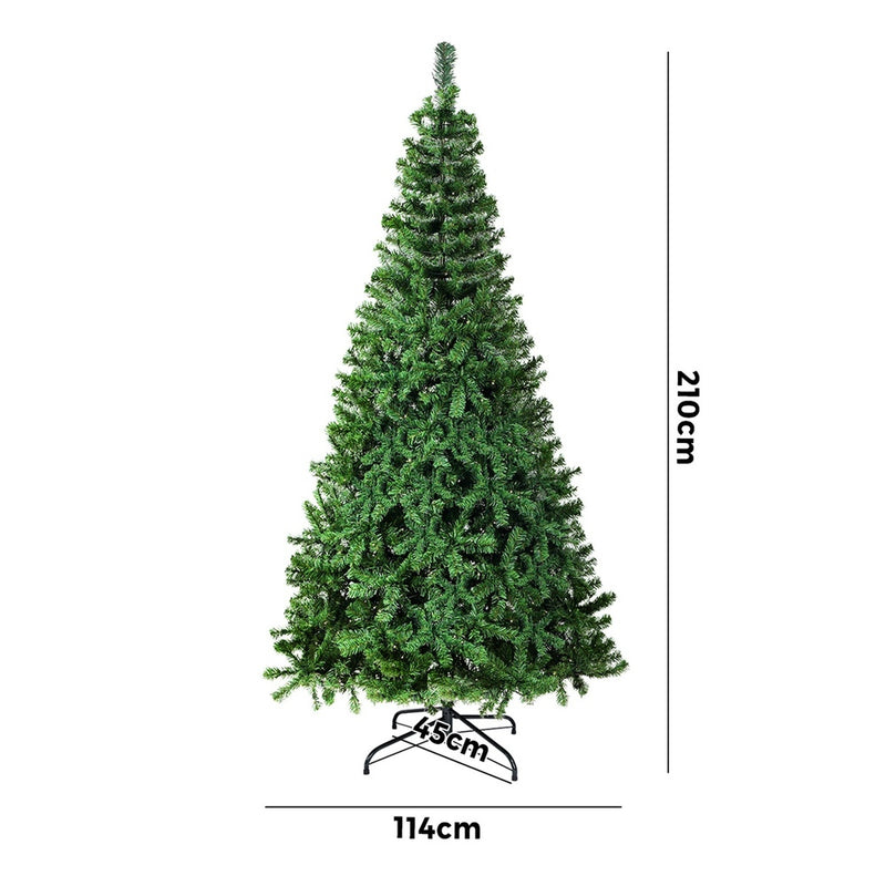 Mazam Christmas Tree 2.1M 7FT Green 1000 tips