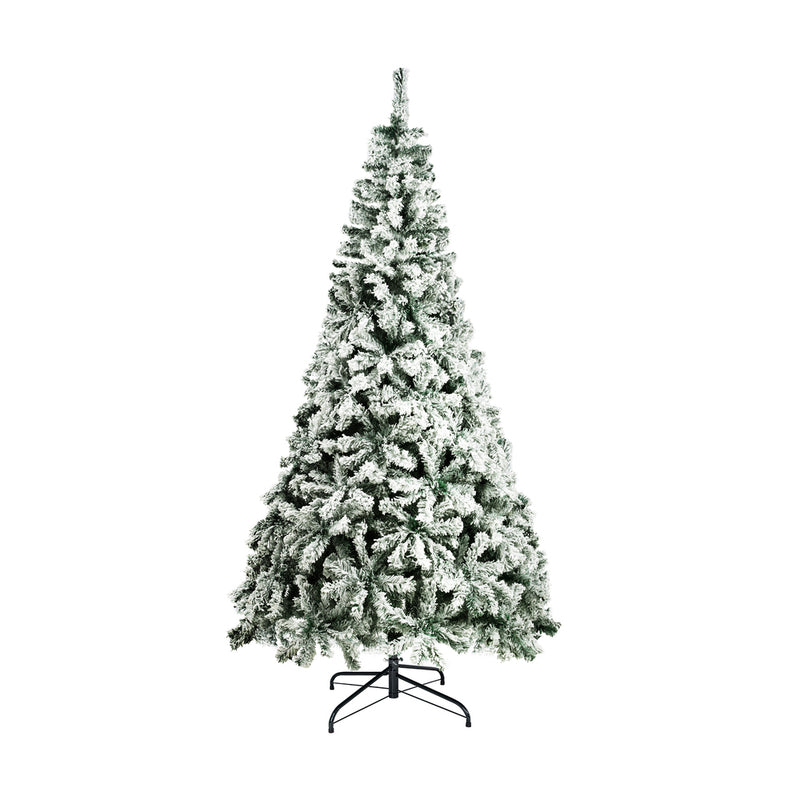 Mazam Christmas Tree 1.8M 6FT Snow Flocked Green