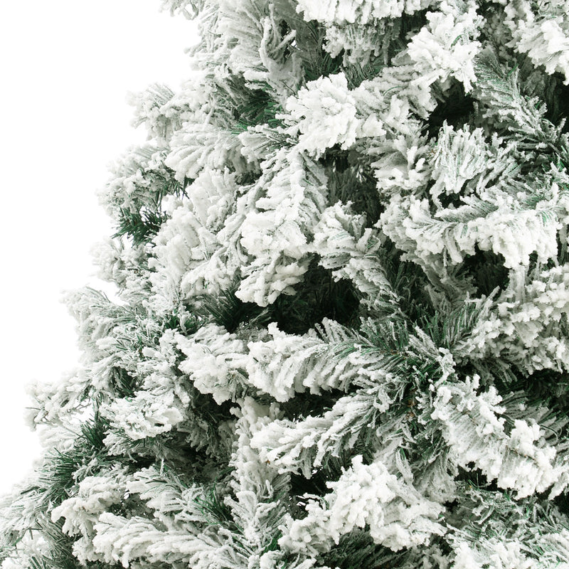 Mazam Christmas Tree 1.8M 6FT Snow Flocked Green