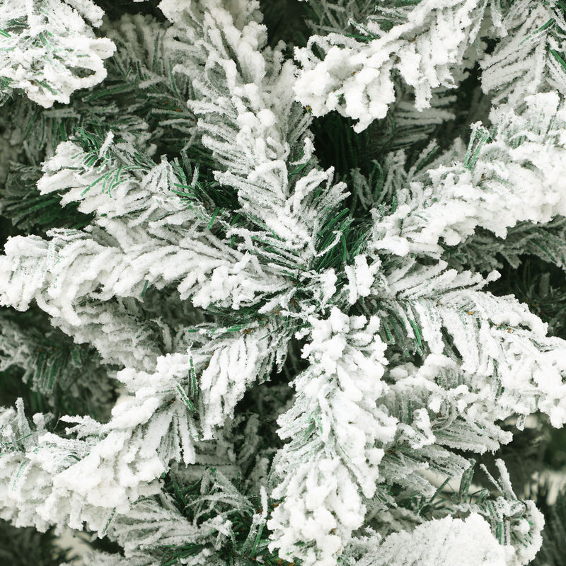 Mazam Christmas Tree 1.8M 6FT Snow Flocked Green