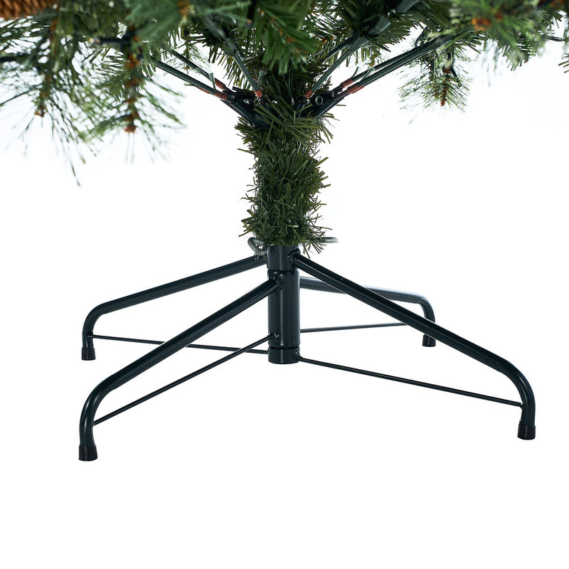 Tinseltown LED Christmas Tree 2.1M 7FT with Lights Ornaments Green