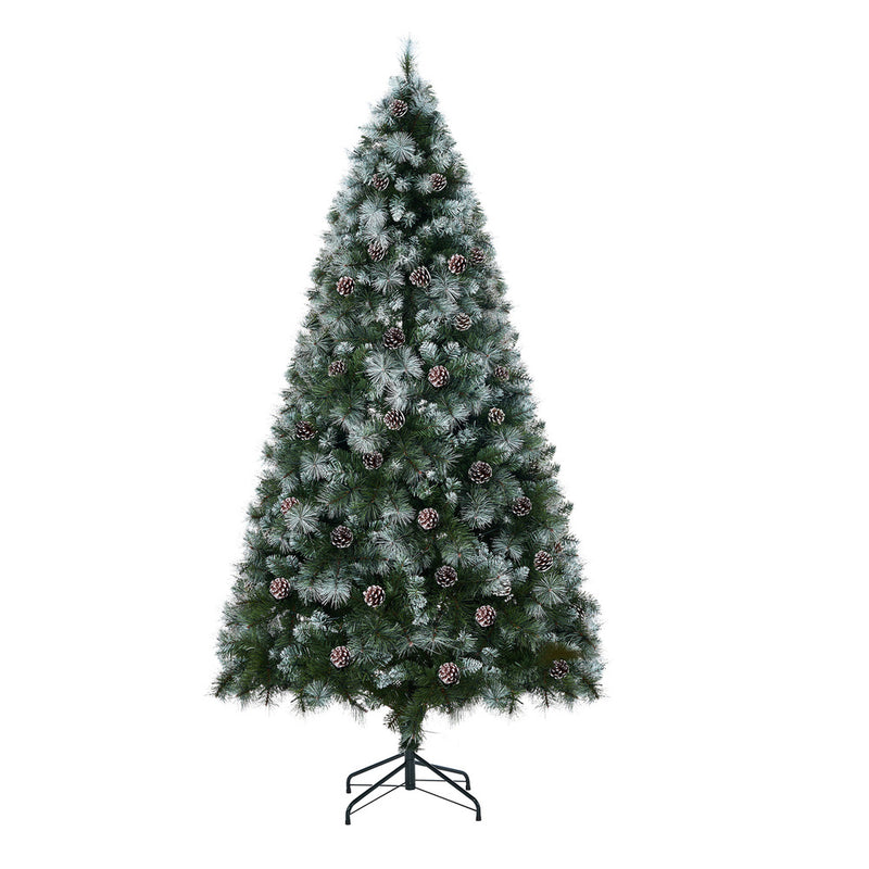 Tinseltown LED Christmas Tree 1.8M 6FT Pre-lit Light 8 Flash Modes Pine Cones