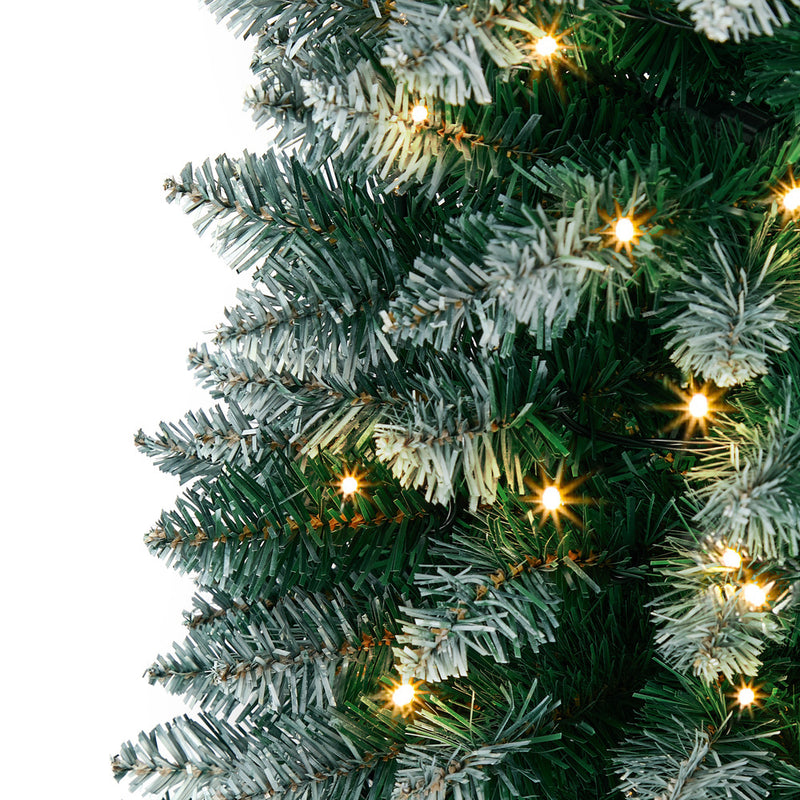 Tinseltown Slim LED Christmas Tree 6FT 1.8M Green White 300 Tips